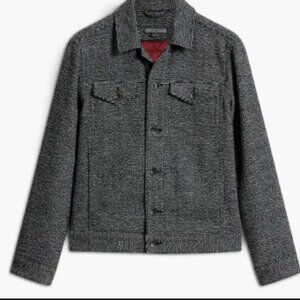 John Varvatos Tweed Truck Jacket